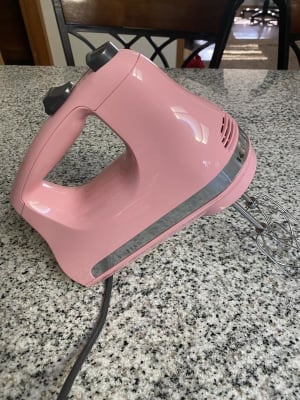  KitchenAid Ultra Power 5-Speed Hand Mixer, Guava Glaze