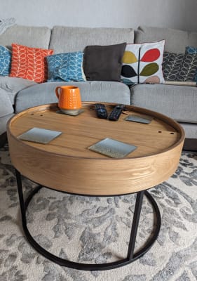 House Beautiful Halo Wood Coffee Table | Homebase