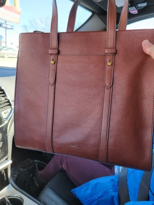 fossil kingston tote