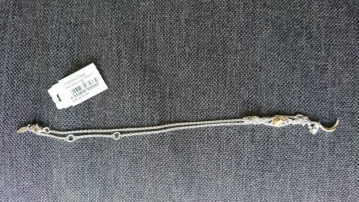 Sterling Silver Star and Crescent Moon 