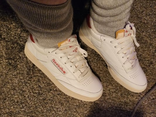 Club C 85 Vintage Shoes Chalk Paperwhite Asteroid Dust Reebok