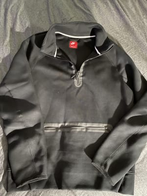 Nike NSW Tech Fleece Half Zip Mens Sweatshirt Black FB7998-010