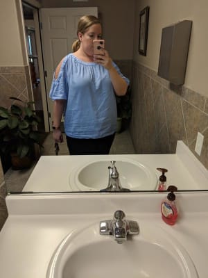 Relaxed Cold Shoulder Top for Women Old Navy