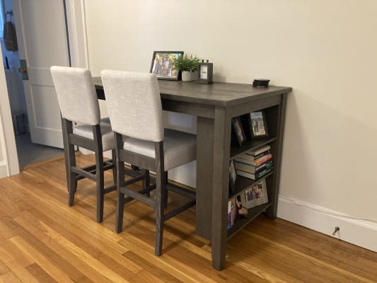 Real Living Raleigh Gray Storage Pub, Big Lots Small Dining Room Tables