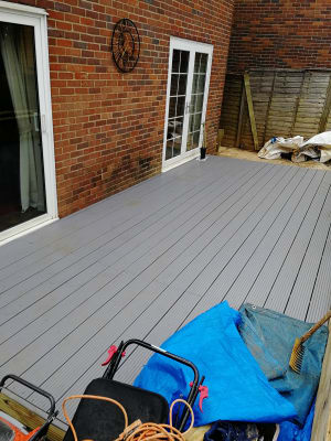 Cuprinol Anti Slip Decking Stain Silver Birch 2.5L Wickes