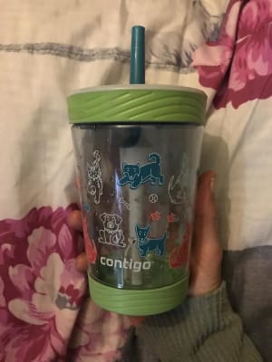 Contigo Kids Straw Tumbler, Sprinkles with 4C Adventures Into the Woods, 14 Ounce