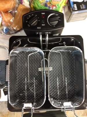 Best Buy: Hamilton Beach Professional 12 Cup Deep Fryer with 3 Baskets  Silver/Black 35034