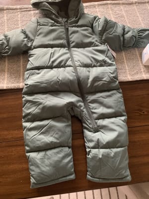 Gap down puffer snowsuit store
