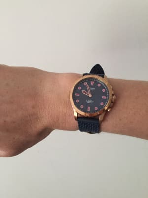 Hybrid Smartwatch FB-01 Rose Gold-Tone 