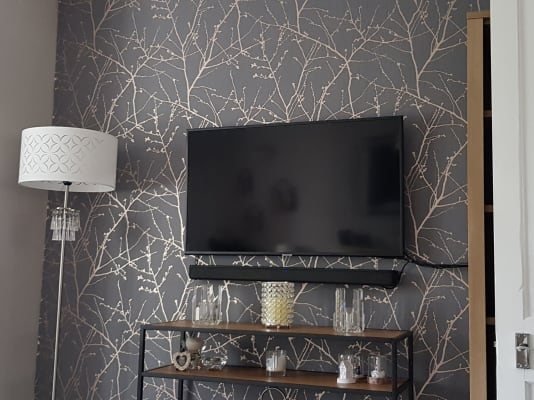 I Love Wallpaper  Embrace bold  We adore this rich grey wallpaper and  how it stylishly contrasts with the paler elements in the Room Use Code  LOVE10 for 10 OFF  ends midnight   Facebook