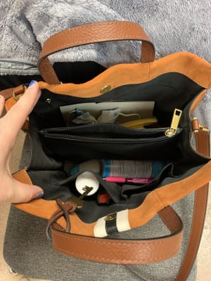 Fossil Carmen Shopper Caramel 2024 favors