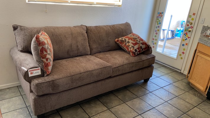 Lane Home Solutions Bellamy Taupe Sofa