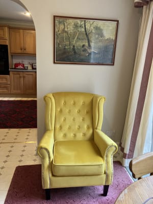 Mustard chair homebase outlet