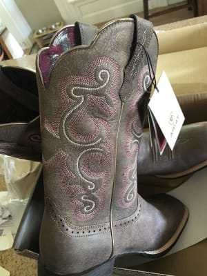Ariat Women s Quickdraw Western Boots Tack Room Chocolate elliottsboots