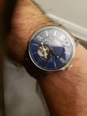 Townsman Automatic Brown Leather Watch 