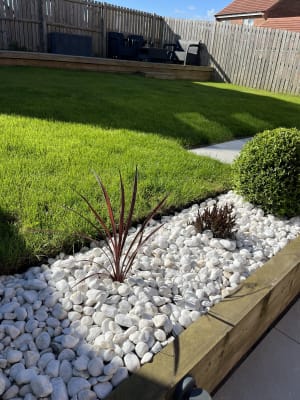 White stone chippings wickes store
