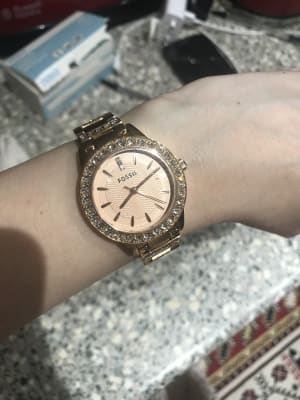 Jesse Rose-Tone Stainless Steel Watch 
