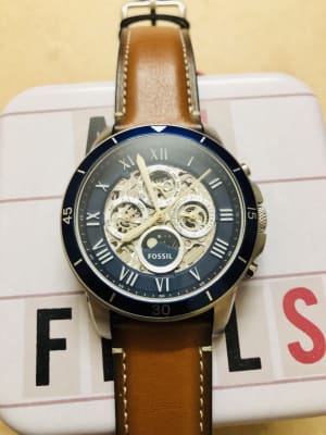 Grant sport chronograph luggage leather hotsell watch