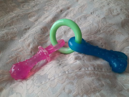 Puppy teething pacifier on sale