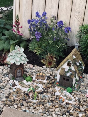 Fairy Garden Miniature Set Backyard Oasis™