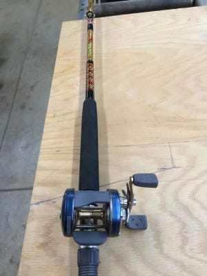 ambassadeur fishing reel Abu Garcia Carp Pro Model:SXJ6/4 G2 (with Glide Plate) reverse and its non anodized aluminum fishing reel Order Online