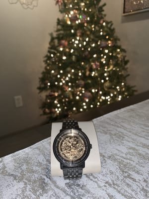 Chase Automatic Black Stainless Steel Watch