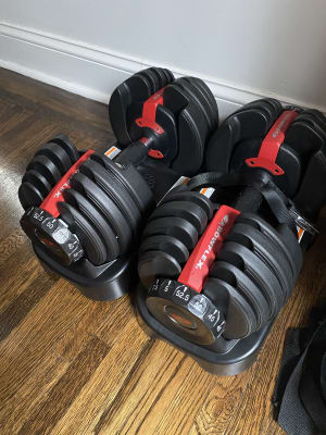 5 to 52 LB NEW/SEALED IN HAND Bowflex SelectTech 552 Adjustable Single Dumbbell 