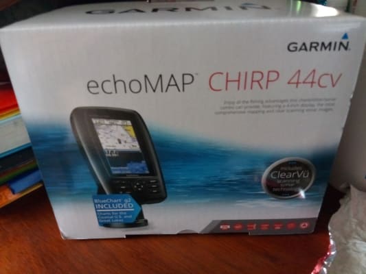 Garmin Echomap Chirp 44cv Garmin Echomap™ Chirp 44Cv Fishfinder/Chartplotter Combo With Clearvü  Transducer And Coastal Charts | West Marine