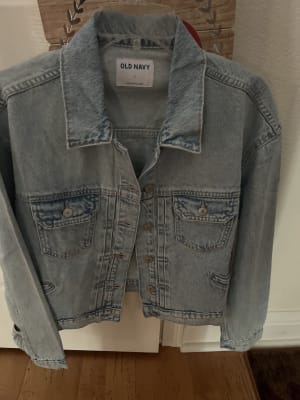 Old navy discount cropped denim jacket