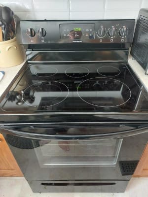 frigidaire stove cfef3054uw