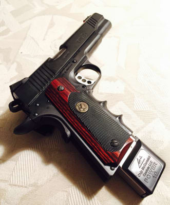 Pachmayr American Legend Grip Finger Grooves 1911 Government,