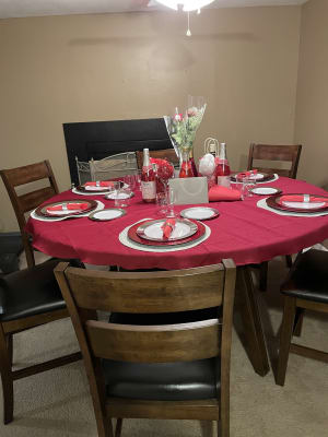 Master Cuisine Huntley Gray Fabric Tablecloth 60 X 102 Big Lots