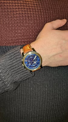 Grant Chronograph Light Brown Leather 