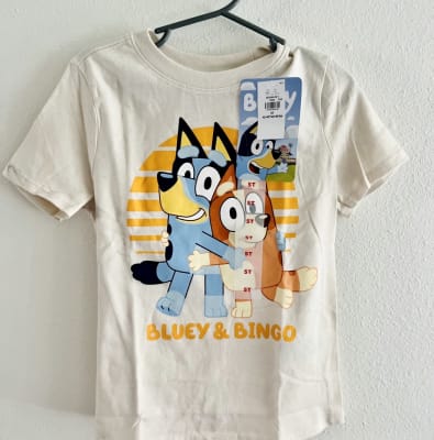 Bluey & Bingo T-Shirt Kids Girls 18 24 Months 2 3 4 5 6 Years Top Tee  Daywear