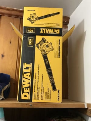 DEWALT DCE100B 20V Handheld Leaf Blower - Yellow for sale online