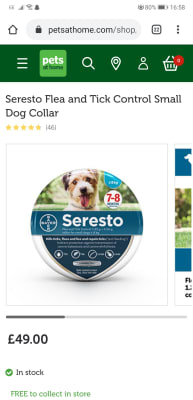 Seresto small dog collar petsmart sale