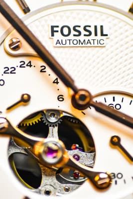 Townsman Automatic Navy Leather Watch 