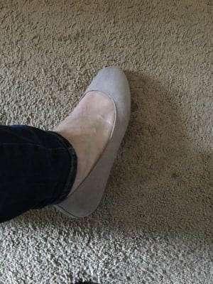 Anya suede ballet flats top