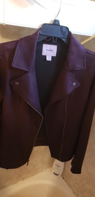Sueded Knit Moto Jacket for Women Old Navy