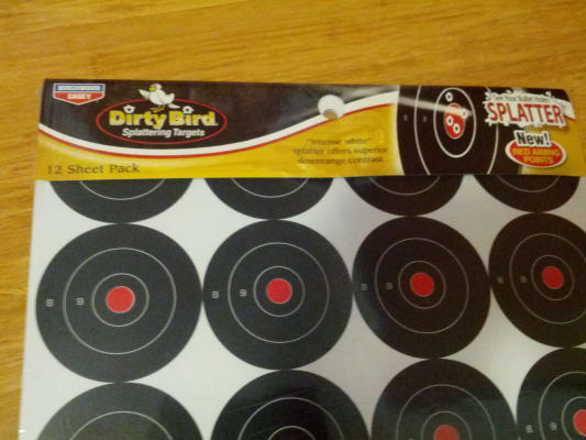 Splatter Targets Dirty Bird Splattering Targets 12 Sheet Pack - 5 Round ...