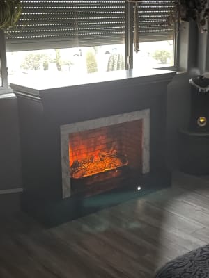 Real Living 50 Petite Grand Electric Fireplace TV Stand | Big Lots