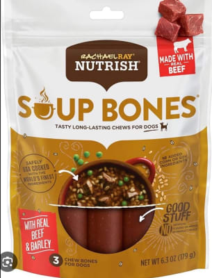 Soup Bones Dog Chews With Real Beef Barley Nutrish