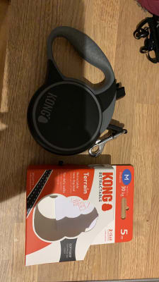 Kong Terrain Retractable Dog Lead Black 5m Medium Pets At Home