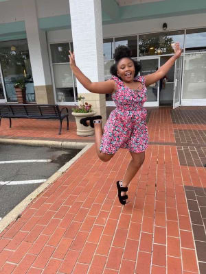 Waist Defined Floral Mini Dress Old Navy