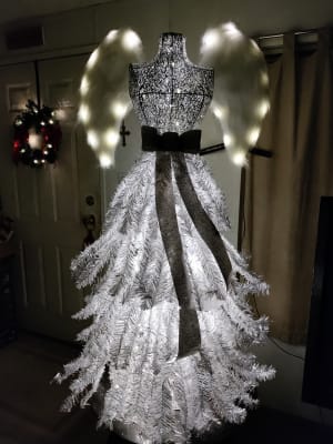 Angel christmas tree at big lots