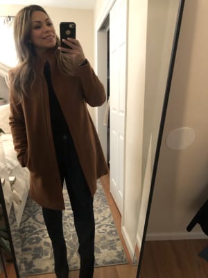 Old navy deals funnel neck coat