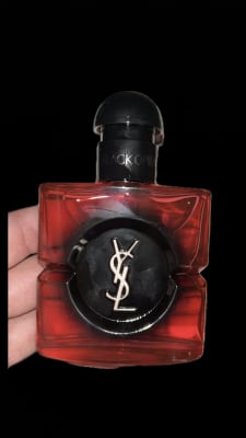 Yves Saint Laurent - 3.0 oz Black Opium Eau de Parfum Over Red
