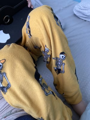 Printed Micro Fleece Pajama Jogger Pants for Boys