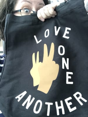 Old navy love top one another bag