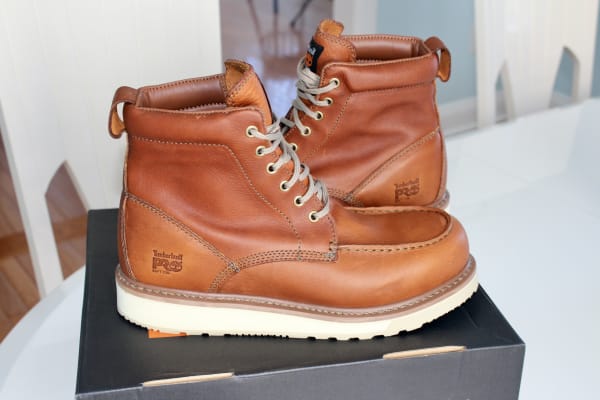 Timberland PRO Men s Wedge Work Boots Rust elliottsboots